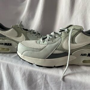 Nike Air Max Sneakers in Light Gray and Cream